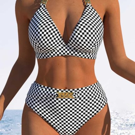 European And American Two-piece Swimsuits Beach Swimwear Womens Bikini Sets